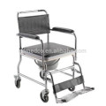 Silla de ruedas de hospital de acero reclinable W003